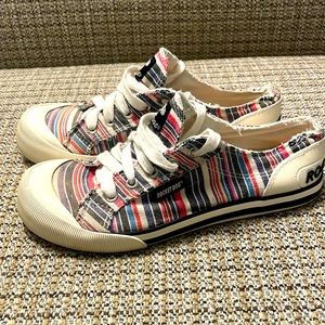 Women's Rocket Dog Striped Sneaker Size 7